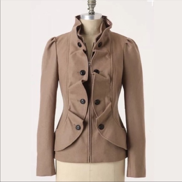 Anthropologie Jackets & Blazers - Anthro Idra Cream Confection Wool Blend Jacket